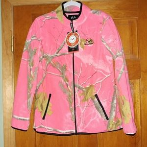 REALTREE Ladies Fleece Top Full Zip BRAND NEW
